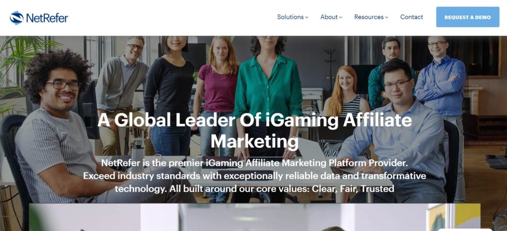 NetRefer website